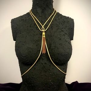 Lux Alchemy Original OOAK Gold Tassel Body Chain